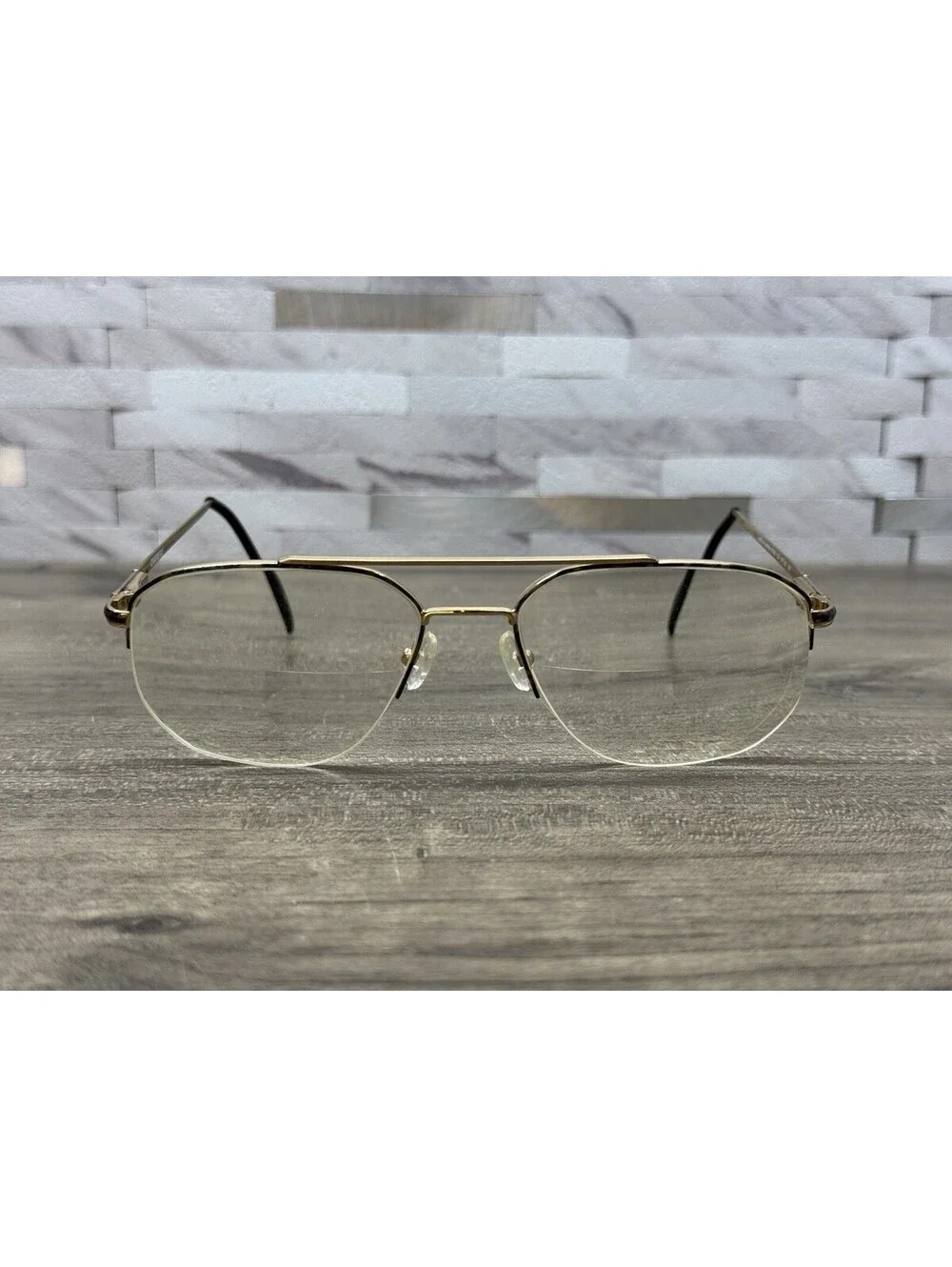 Vintage Carrera Eyeglasses 5795 80's Aviator Gold Frame 57[]18-145 Glasses Rare